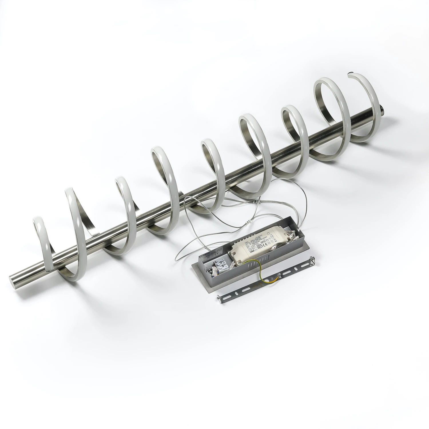 Lucande Milora LED-Pendelleuchte, Nickel 8 Lucande Milora LED-Pendelleuchte, Nickel – Bild 8