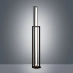 Lucande Hylda LED-Stehleuchte In Schwarz -Lucande 9626404 2