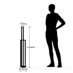 Lucande Hylda LED-Stehleuchte In Schwarz -Lucande 9626404 6