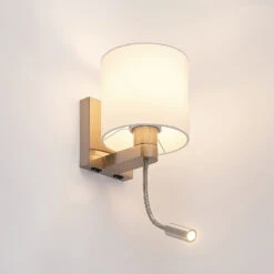 Lucande Wandleuchte Brinja Mit LED-Flexarm Weiß 12 Lucande Wandleuchte Brinja Mit LED-Flexarm Weiß -Lucande 9626426 3