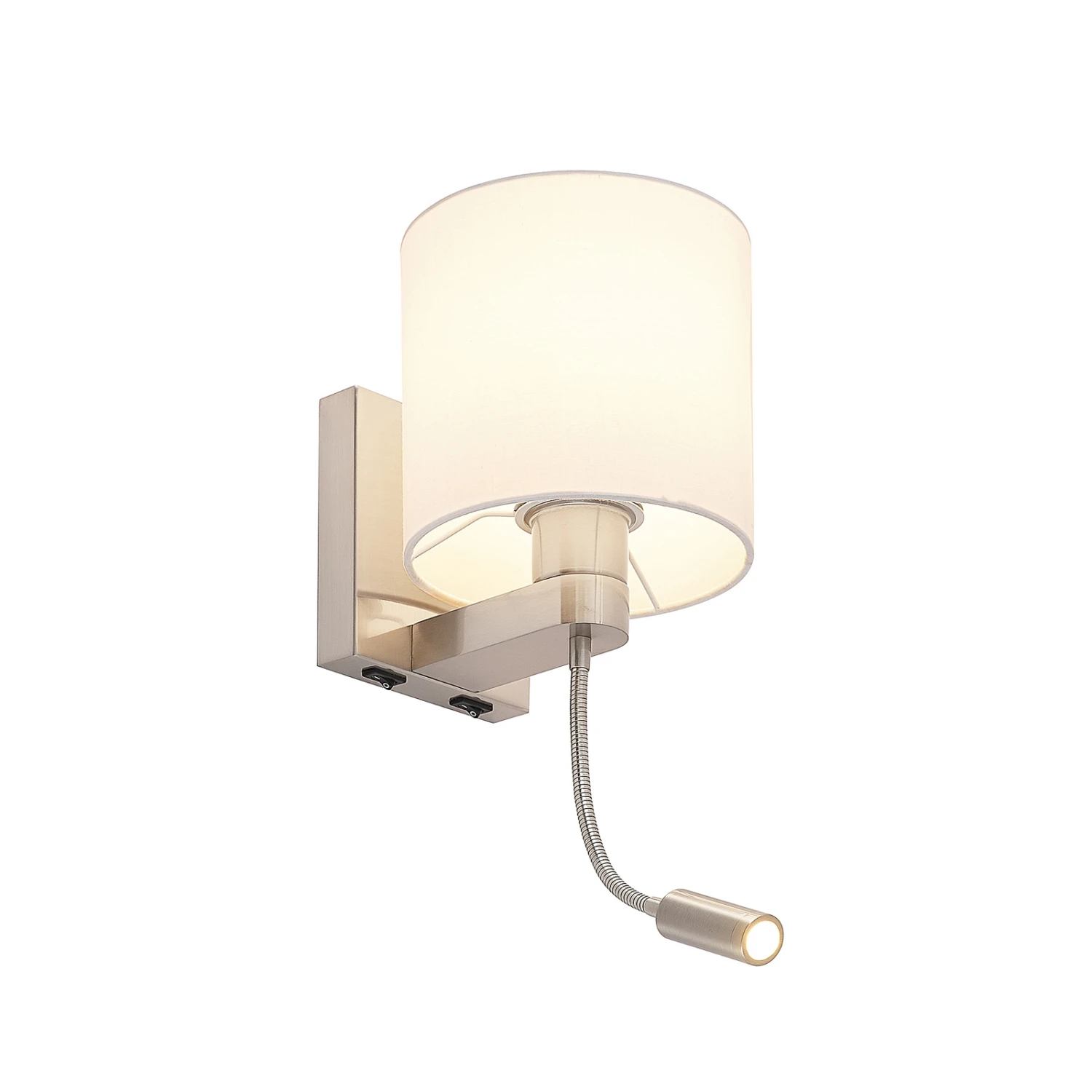 Lucande Wandleuchte Brinja Mit LED-Flexarm Weiß 5 Lucande Wandleuchte Brinja Mit LED-Flexarm Weiß – Bild 5