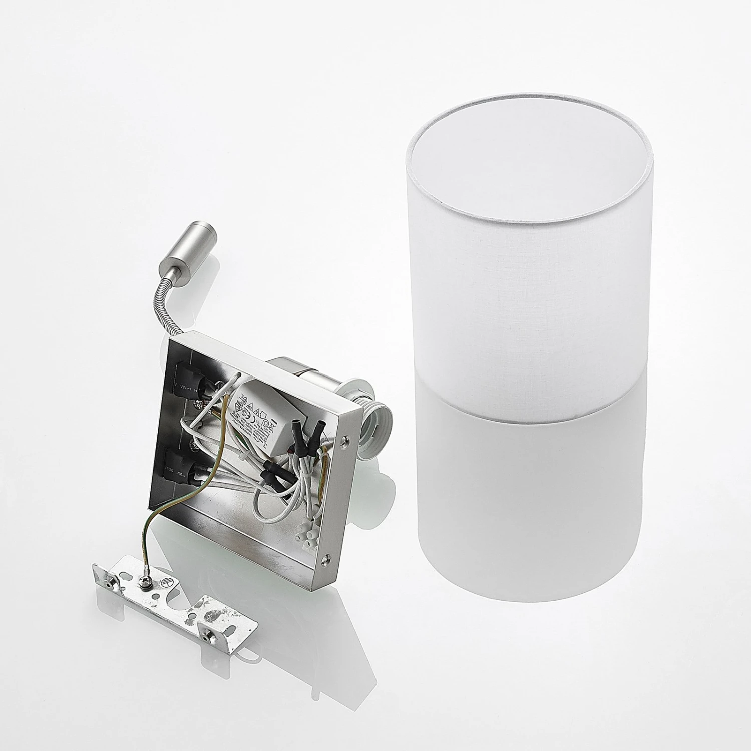 Lucande Wandleuchte Brinja Mit LED-Flexarm Weiß 9 Lucande Wandleuchte Brinja Mit LED-Flexarm Weiß – Bild 9