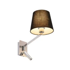 Lucande Wandlampe Irella Mit Leseleuchte, Schwarz -Lucande 9626427 4