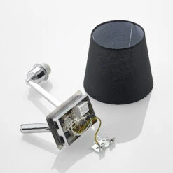 Lucande Wandlampe Irella Mit Leseleuchte, Schwarz -Lucande 9626427 8