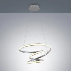 Lucande Sakina LED-Hängeleuchte Chrom Ø 58 Cm 13 Lucande Sakina LED-Hängeleuchte Chrom Ø 58 Cm -Lucande 9626553 4