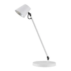 Lucande Kenala LED-Schreibtischlampe, Weiß -Lucande 9627043 2