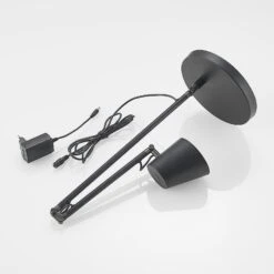 Lucande Tarris LED-Schrebtischlampe, Schwarz -Lucande 9627051 7