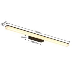 Lucande Lisana LED-Wandleuchte, IP44, 75 Cm 15 Lucande Lisana LED-Wandleuchte, IP44, 75 Cm -Lucande 9627110 6