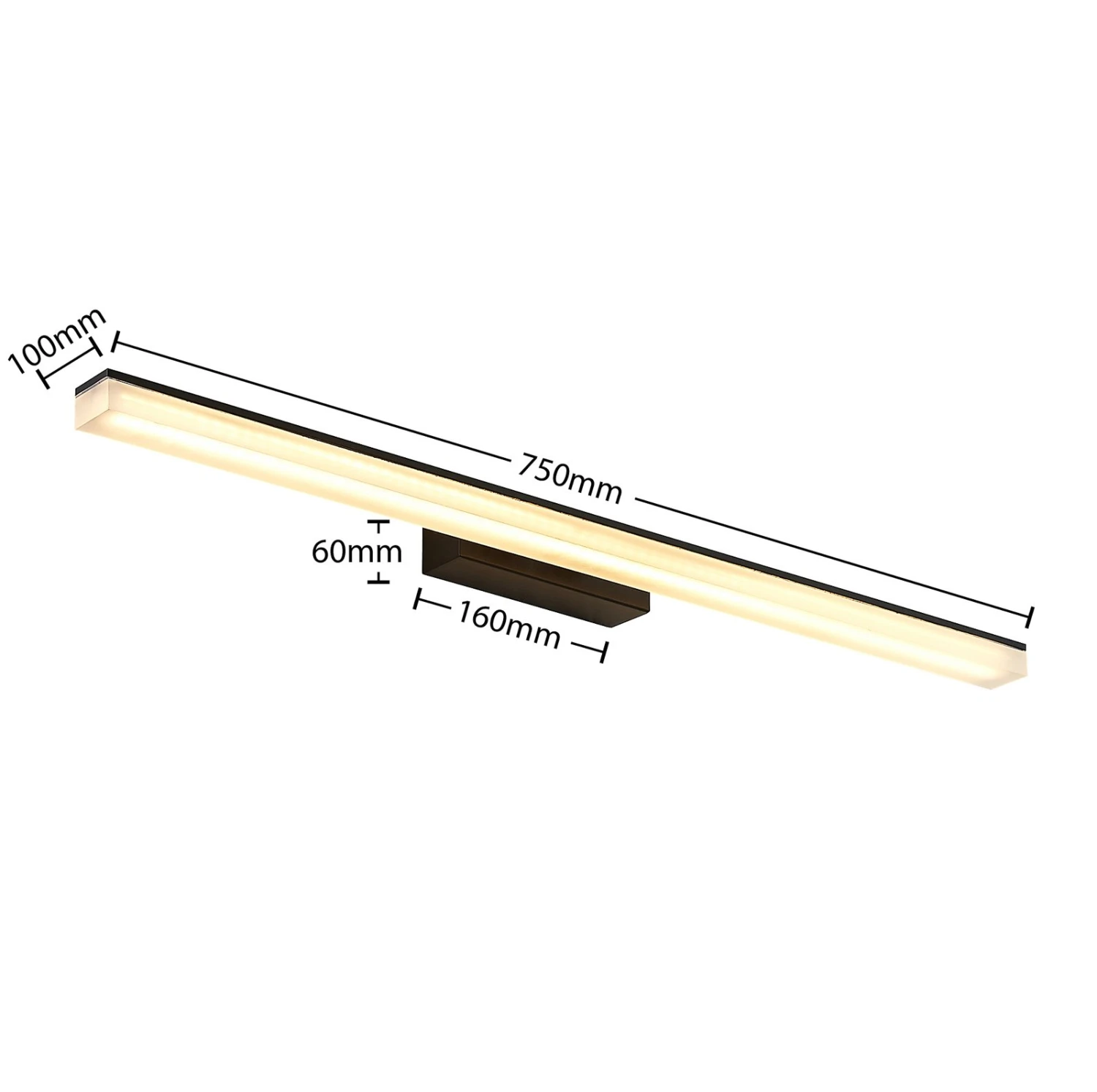 Lucande Lisana LED-Wandleuchte, IP44, 75 Cm 7 Lucande Lisana LED-Wandleuchte, IP44, 75 Cm – Bild 7