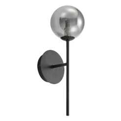 Lucande Wynona Wandleuchte, 1-fl. Schwarz -Lucande 9627295 2