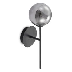 Lucande Wynona Wandleuchte, 1-fl. Schwarz -Lucande 9627295 5