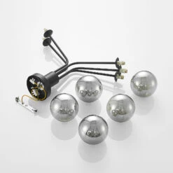 Lucande Wynona Deckenleuchte, 5-fl. Schwarz 17 Lucande Wynona Deckenleuchte, 5-fl. Schwarz -Lucande 9627299 8