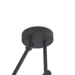 Lucande Phina Deckenleuchte In Schwarz, 2-flammig -Lucande 9627325 8