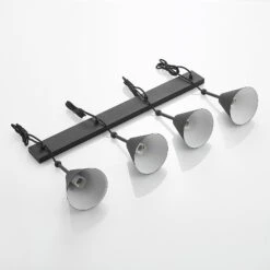 Lucande Phina Hängeleuchte In Schwarz, Vierflammig -Lucande 9627326 7