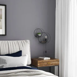 Lucande Andrik Wandleuchte, Rund, 2 Kreise 11 Lucande Andrik Wandleuchte, Rund, 2 Kreise -Lucande 9627337 2