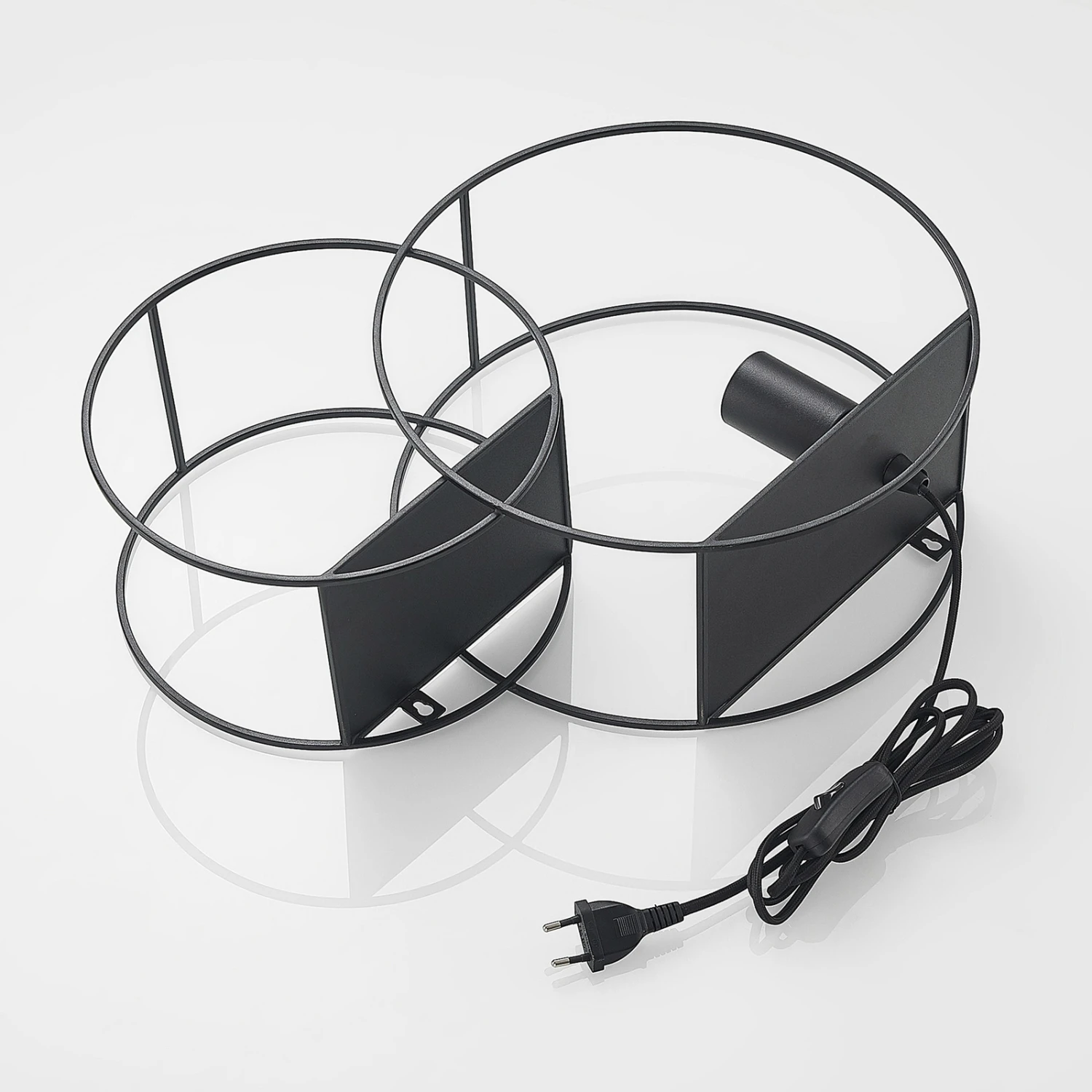 Lucande Andrik Wandleuchte, Rund, 2 Kreise 9 Lucande Andrik Wandleuchte, Rund, 2 Kreise – Bild 9