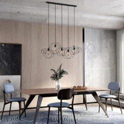 Lucande Andrik Hängelampe, 5-fl., Kreise, Schwarz -Lucande 9627343 2