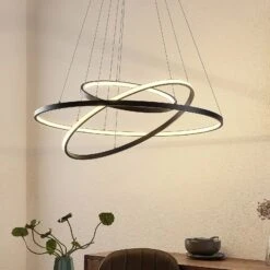 Lucande Filippa LED-Pendelleuchte Mit 3 Ringen