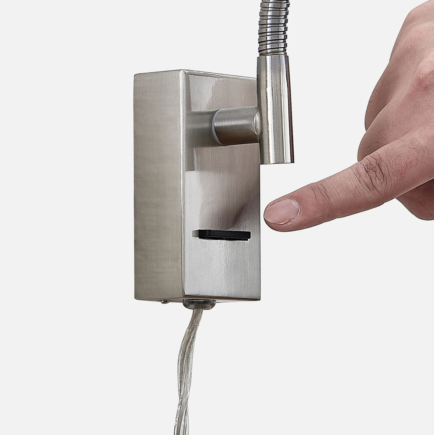 Lucande Anaella LED-Wandleuchte, Nickel, 47 Cm 7 Lucande Anaella LED-Wandleuchte, Nickel, 47 Cm – Bild 7