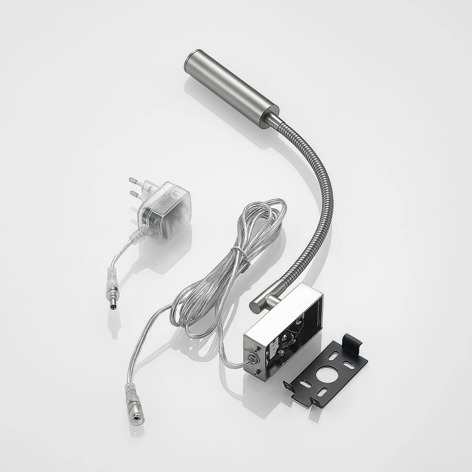 Lucande Anaella LED-Wandleuchte, Nickel, 47 Cm 8 Lucande Anaella LED-Wandleuchte, Nickel, 47 Cm – Bild 8