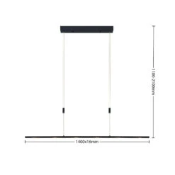 Lucande Stakato LED-Pendellampe 6fl. 140 Cm Lang -Lucande 9627602 3