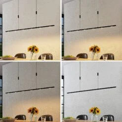 Lucande Stakato LED-Pendellampe 6fl. 140 Cm Lang -Lucande 9627602 8