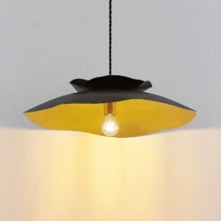 Lucande Elidan Hängeleuchte In Schwarz -Lucande 9627623 4