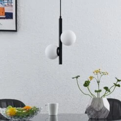 Lucande Emarin Hängeleuchte Glaskugeln Zweiflammig 11 Lucande Emarin Hängeleuchte Glaskugeln Zweiflammig -Lucande 9627662 2