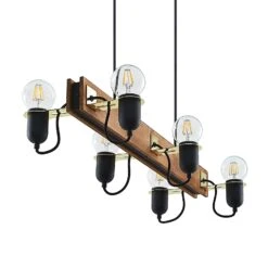 Lucande Becky Hängeleuchte, Sechsflammig, Schwarz -Lucande 9627766 4