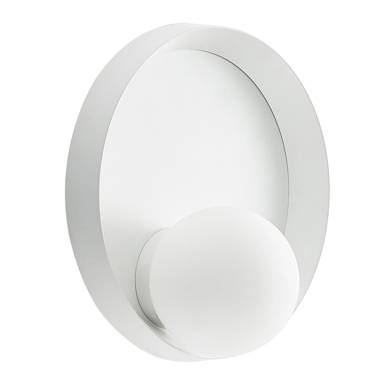 Lucande Andelina Wandleuchte, Rund, Weiß 3 Lucande Andelina Wandleuchte, Rund, Weiß – Bild 3