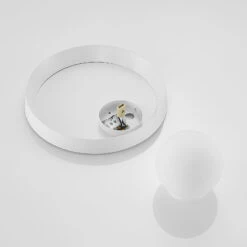 Lucande Andelina Wandleuchte, Rund, Weiß 17 Lucande Andelina Wandleuchte, Rund, Weiß -Lucande 9627768 8