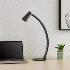 Lucande Velanoris Tischlampe, Schwarz 11 Lucande Velanoris Tischlampe, Schwarz -Lucande 9627805 2