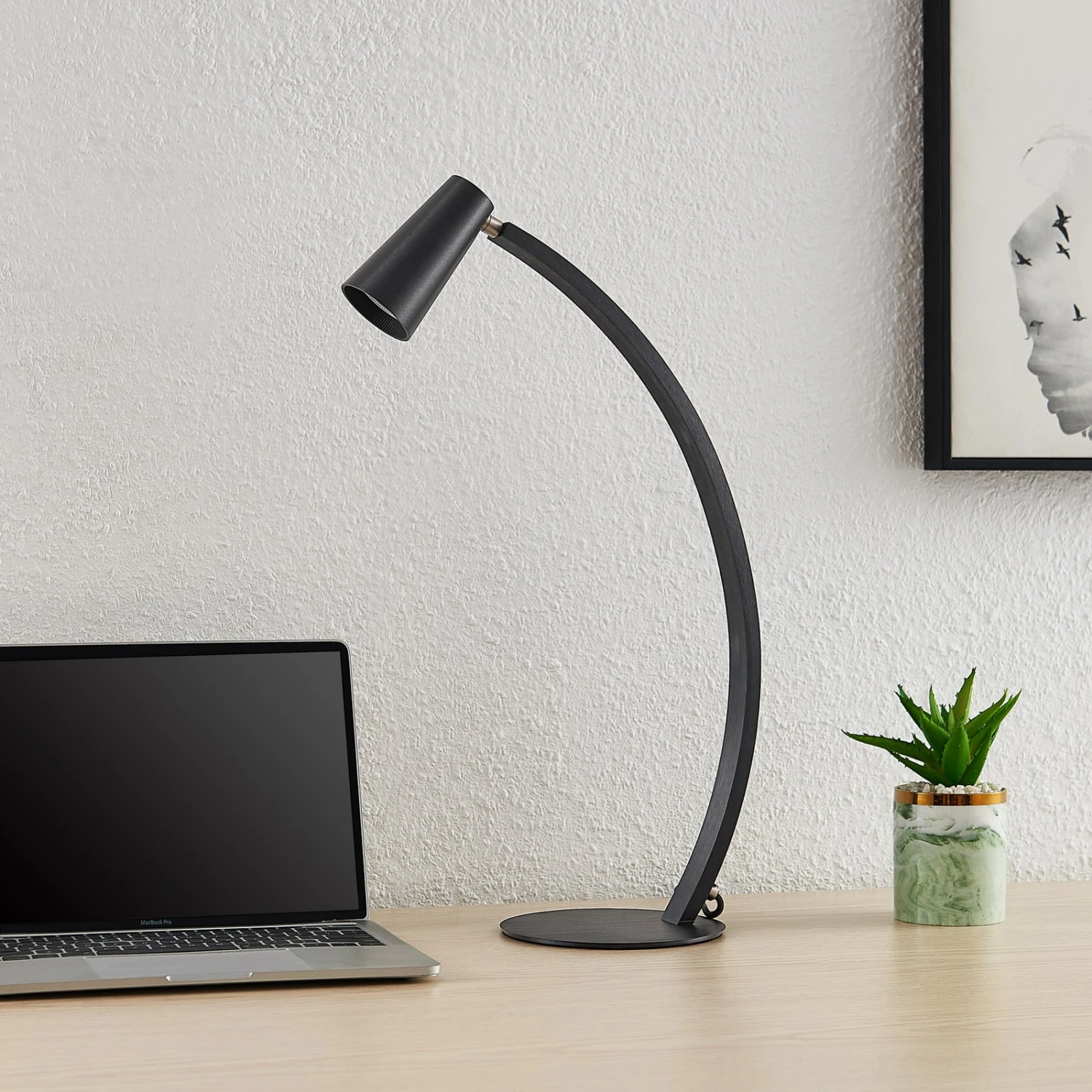 Lucande Velanoris Tischlampe, Schwarz 3 Lucande Velanoris Tischlampe, Schwarz – Bild 3