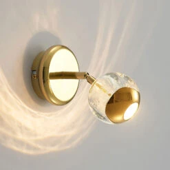 Lucande Kilio LED-Strahler Mit Glasschirm, Gold 15 Lucande Kilio LED-Strahler Mit Glasschirm, Gold -Lucande 9627946 6