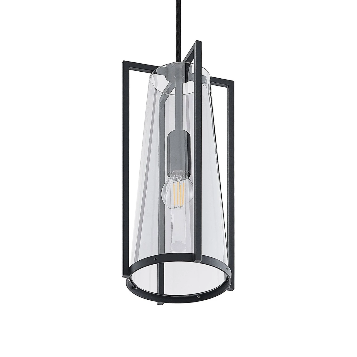 Lucande Rufina Pendellampe, Rauchglas, Einflammig 7 Lucande Rufina Pendellampe, Rauchglas, Einflammig – Bild 7