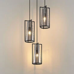 Lucande Rufina Pendellampe, Dreiflammig, Rund -Lucande 9628083 2