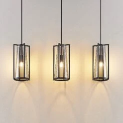 Lucande Rufina Pendellampe, Dreiflammig, Länglich -Lucande 9628084 3