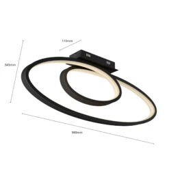 Lucande Bronwyn LED-Deckenleuchte, 98 Cm -Lucande 9639157 6