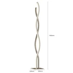 Lucande Mairia LED-Stehleuchte,Wellenform -Lucande 9639183 5