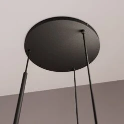 Lucande Carlea Hängelampe, 6-fl., Schwarz-messing -Lucande 9639203 3