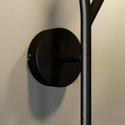 Lucande Carlea Wandlampe, 2-fl. Schwarz-messing -Lucande 9639213 3