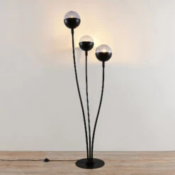 Lucande Dustian Stehleuchte, 3-flammig -Lucande 9639215 3