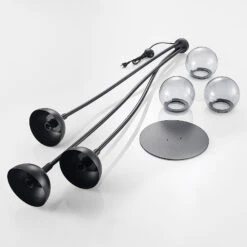 Lucande Dustian Stehleuchte, 3-flammig -Lucande 9639215 7