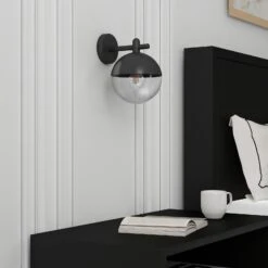 Lucande Dustian Wandleuchte, Glaskugel -Lucande 9639218 2