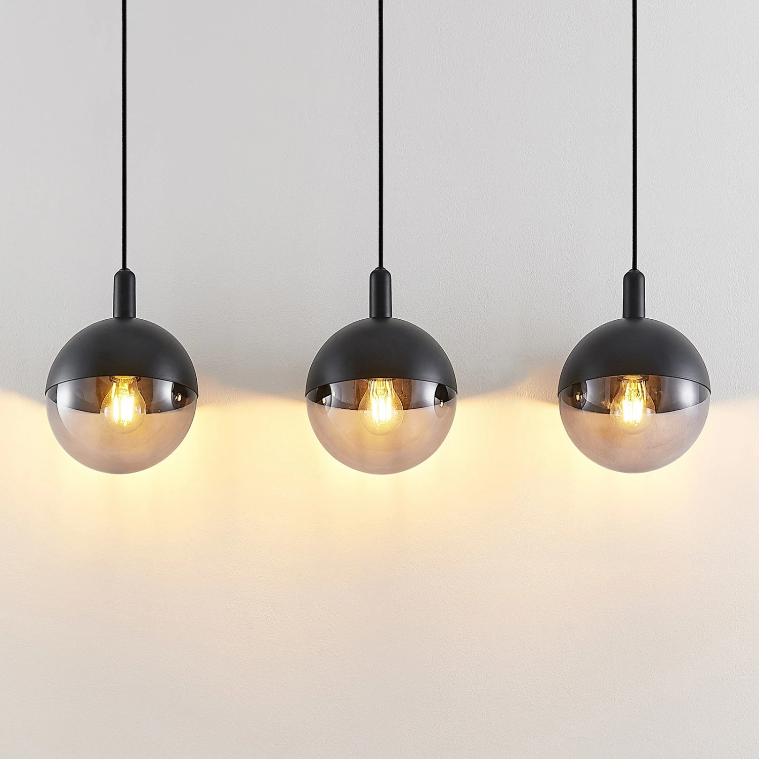 Lucande Dustian Hängeleuchte, 3-fl., 90 Cm 4 Lucande Dustian Hängeleuchte, 3-fl., 90 Cm – Bild 4