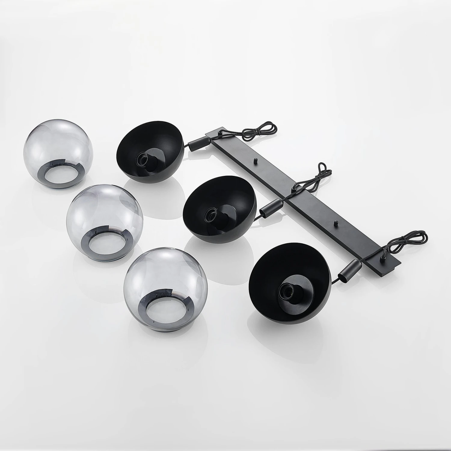 Lucande Dustian Hängeleuchte, 3-fl., 90 Cm 8 Lucande Dustian Hängeleuchte, 3-fl., 90 Cm – Bild 8