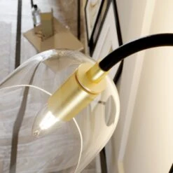 Lucande Anjita Wandleuchte, Glasschirm -Lucande 9639231 5