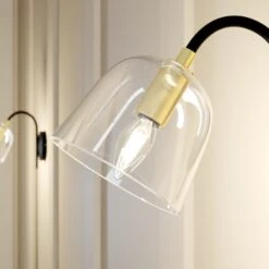 Lucande Anjita Wandleuchte, Glasschirm -Lucande 9639231 7