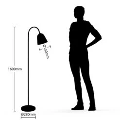 Lucande Anjita Stehleuchte, Glasschirm 16 Lucande Anjita Stehleuchte, Glasschirm -Lucande 9639233 7