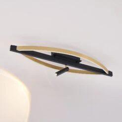 Lucande Matwei LED-Deckenlampe, Oval, Messing 13 Lucande Matwei LED-Deckenlampe, Oval, Messing -Lucande 9639243 4